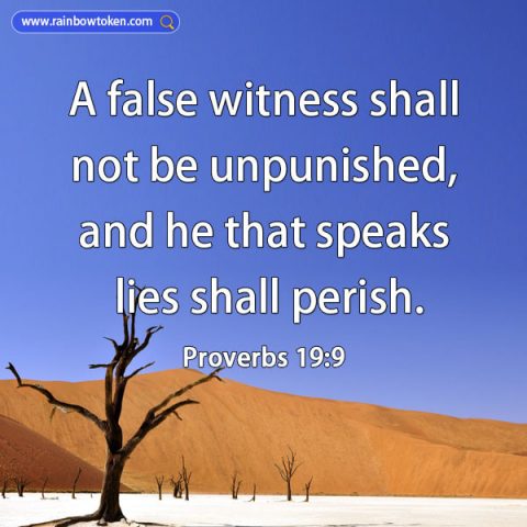 10 Bible Verses About Not Allowing to Bear False Witness – behavior that Christians should have