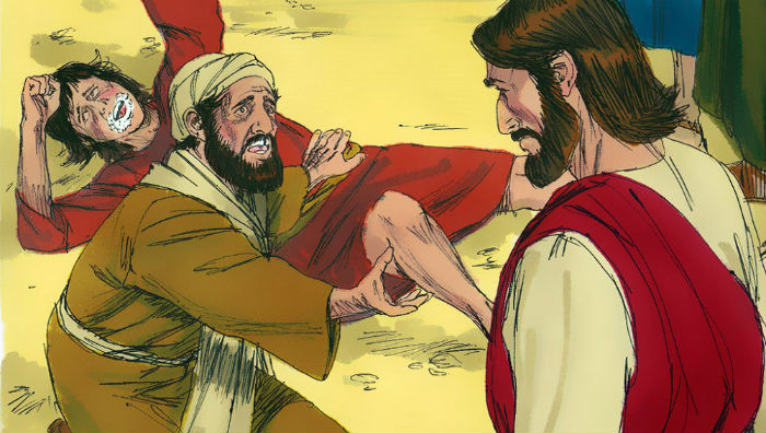 Jesus Heals a Boy with a Demon