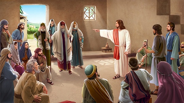 The Lord Jesus Rebukes the Pharisees