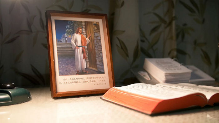 jesus knocking door picture and bible