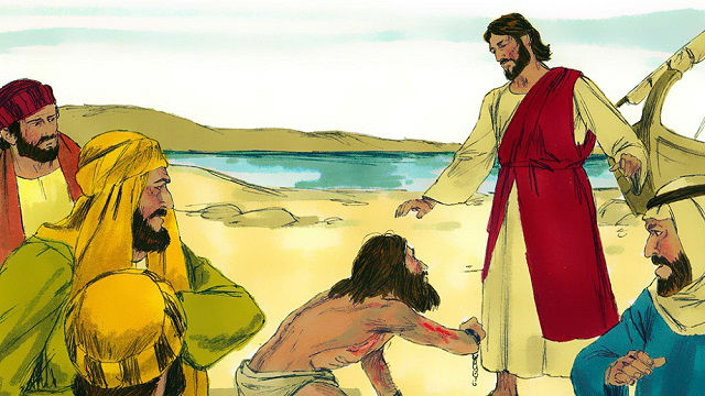 Demons Cast into Pigs - Bible Story