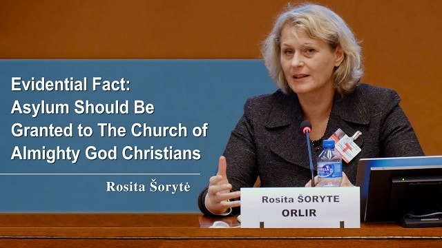 Evidential Fact-Asylum Should Be Granted to The Church of Almighty God Christians - Rosita Šorytė