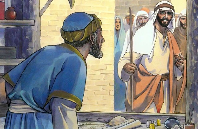 Bible Story - Jesus Calls Matthew - Matthew 9:9-13