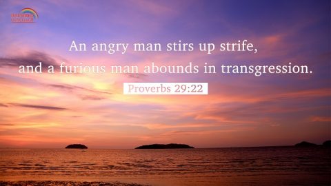 Proverbs 29:22 - Anger Management Bible Verses