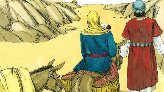 The Flight to Egypt - Bible Story