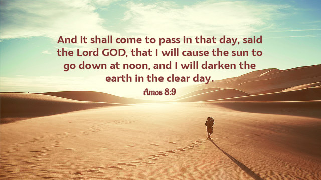 Amos 8 11 The Days Come