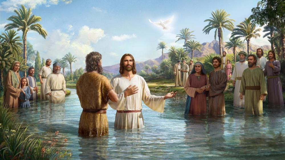 Jesus was baptism