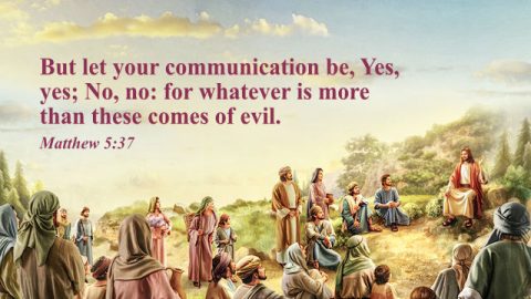 Matthew5 37 - God Likes Honest People