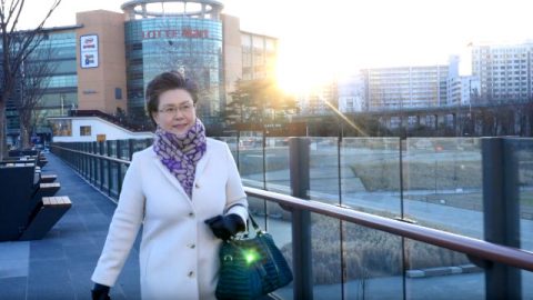 Christians walking on the road