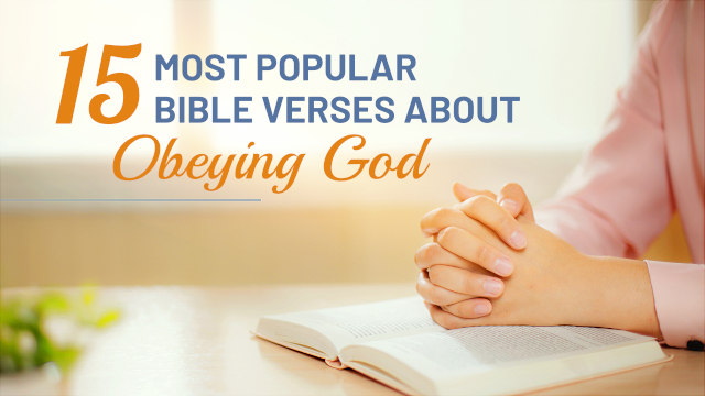 Bible Verses About Obeying God