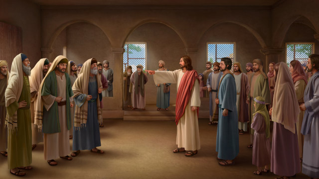 Jesus rebuked the Pharisees