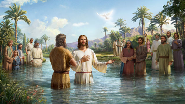 Jesus was baptized